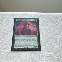 MTG Delighted Halfling #0158 Rare Regular English Green LTR 2023 Wizards - Image 3