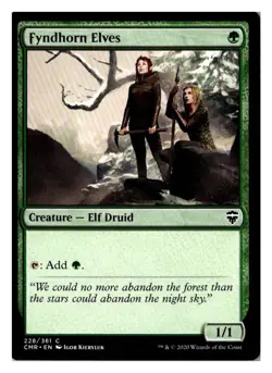 Magic MTG Fyndhorn Elves 228 C Commander Legends English Card Near Mint - Image 1