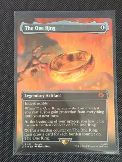 Wizards of the Coast The One Ring 0451 (Borderless Foil) English - NM - Image 1