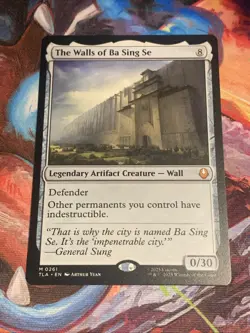 MTG Avatar: The Last Airbender - The Walls Of Ba Sing Se - Rare Legendary Mint - Image 1
