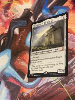 MTG Avatar: The Last Airbender - The Walls Of Ba Sing Se - Rare Legendary Mint - Image 2