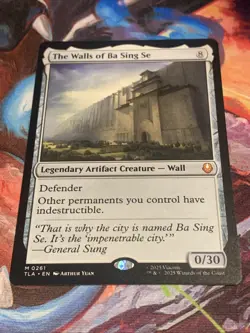 MTG Avatar: The Last Airbender - The Walls Of Ba Sing Se - Rare Legendary Mint - Image 4