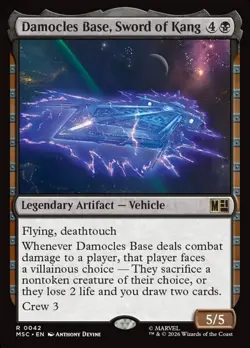 Damocles Base, Sword of Kang Marvel Super Heroes Commander #42 Magic TCG - Image 1