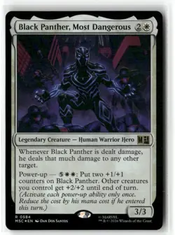 Black Panther, Most Dangerous 584 Commander: Marvel Super Heroes Magic: Foil NM - Image 1