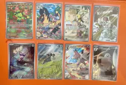 Pokemon TCG Journey Together - illustration Rare bundle ( 8 Cards) - All NM - Image 1