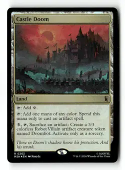 Castle Doom 263 Rare Foil MTG MSH NM - Image 2