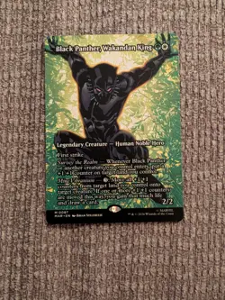 Black Panther, Wakandan King Marvel Universe Eternal Borderless Mythic Rare - Image 1