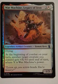 MtG War Machine, Legacy of Iron Marvel Super Heroes Foil Singles $3 min. - Image 1