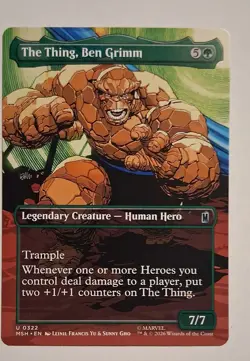 The Thing, Ben Grimm (Borderless) Marvel Super Heroes Regular Singles $3 min. - Image 1