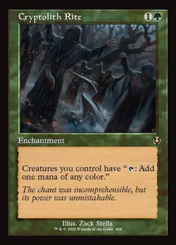 NM Retro Cryptolith Rite, MTG, Innistrad Remastered, Magic the Gathering, 408 - Image 1