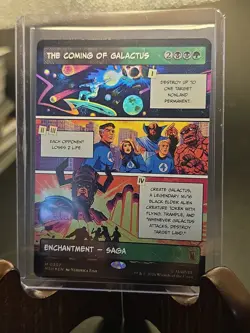 The Coming of Galactus (Borderless) Marvel Super Heroes MTG Foil Near Mint - Image 3