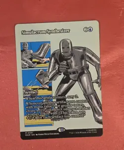 MTG - Simulacrum Synthesizer - Borderless - Marvel Universe Eternal-Legal - Image 1