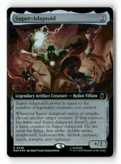 Super-Adaptoid (Extended Art) 428 Rare Foil MTG MSH NM - Image 2
