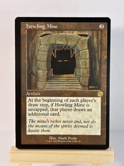 Magic: The Gathering Howling Mine R 20 Regular The Brothers War Retro Frame - Image 1
