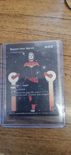 Wizards of the Coast Heaven-Sent Marvel 0041 Marvel Foil Full Art Mythic White - Image 1