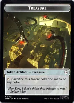 Spider / Treasure Token 3 // 7 T Marvel's Spider-Man Magic the Gathering MTG NM - Image 2