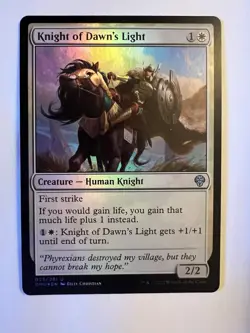 Knight of Dawn's Light FOIL 023/281 Dominaria United Magic The Gathering NM - Image 1