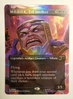 M.O.D.O.K., Evil Intellect (Borderless) Commander: Marvel Super Heroes Foil - Image 1