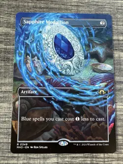 Sapphire Medallion (Borderless) Modern Horizons 3 Regular - Image 1
