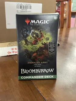 Animated Army Commander Deck MTG Bloomburrow English Sealed Magic The Gathering - Image 1
