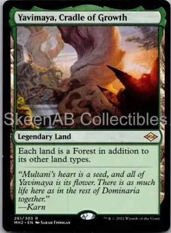 MTG SkeenAB Yavimaya, Cradle of Growth Modern Horizons 2 NM - Image 1