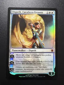 MTG Elspeth, Knight-Errant | Italian Duel Deck | Foil NM | Magic the Gathering - Image 1