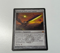 1x Sword of Feast and Famine Played Mirrodin Besieged MBS Magic MTG - Image 1