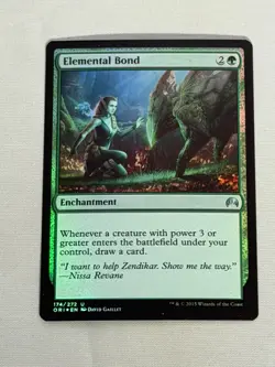 MTG FOIL Elemental Bond Magic Origins Magic the Gathering - Image 1