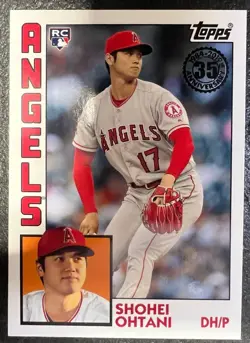 Shohei Ohtani Topps 2019 Update 1984 Topps Rookie RC #84-25 Angels (1 card only) - Image 1