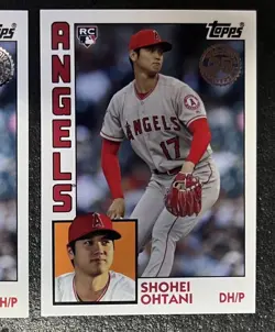Shohei Ohtani Topps 2019 Update 1984 Topps Rookie RC #84-25 Angels (1 card only) - Image 3