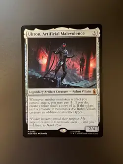 MTG Marvel Super Heroes Ultron, Artificial Malevolence 0252 Foil - Image 1