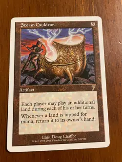 Storm Cauldron 7th Edition - MTG Magic Card - NM - Image 1