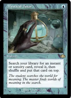 Mystical Tutor (Retro Frame) 289 Dominaria Remastered Magic: The Gathering NM - Image 1