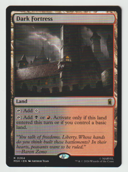 Magic the Gathering MTG Marvel Super Heroes #264 Dark Fortress Rare NM - Image 1