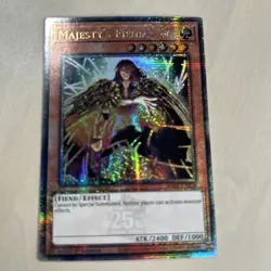 Yu-Gi-Oh! Majesty's Fiend 1st Ed Quarter Century Rare RA04-EN216 - Image 1