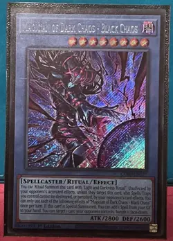 Magician of Dark Chaos - Black Chaos - CORI-EN027 - Secret Rare YuGiOh - Image 1