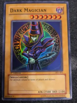 Dark Magician - SYE-001 - Super Rare - 1st Edition DMG Yugioh Starter Deck Cards - Image 1