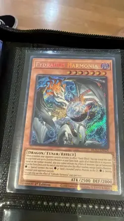 Konami Yu-Gi-Oh! Fydraulis Harmonia Secret Rare Holo 1st BLZD-EN024 - Image 1