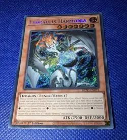 Konami Yu-Gi-Oh! Fydraulis Harmonia Secret Rare Holo 1st BLZD-EN024 - Image 3