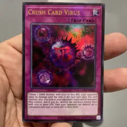 Crush Card Virus LCKC-EN046 ULTRA RARE (Version 2) NM FREE SHIPPING +Bonus Cards - Image 1