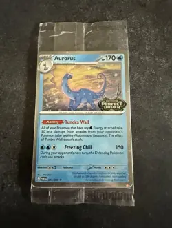 Pokemon Aurorus 024/088 Perfect Order Stamped In package (NOBACKPHOTODUETOWHITE) - Image 1