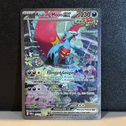 Pokemon TCG Roaring Moon EX Paradox Rift 251/182 Special Illustration Rare - Image 1