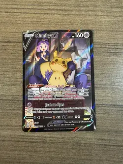 Pokemon TCG Mimikyu v Holo Ultra Rare Card TG16/TG30 Brilliant Stars - Image 1