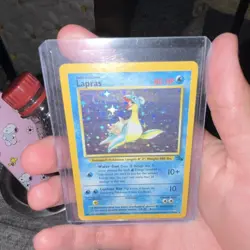 Pokemon TCG Wizards of the Coast Lapras 10/62 Fossil Holo Rare English Unlimited - Image 1