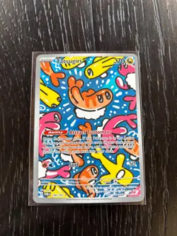 Tatsugiri 186/167 Illustration Rare Full Art Holo Pokemon Twilight Masquerade NM - Image 1