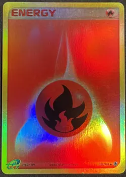 Pokemon Fire Energy Ruby and Sapphire RS 108/109 Reverse Holo Common Fire LP - Image 1