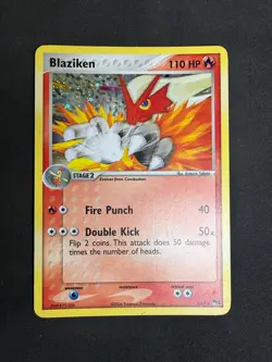 POKEMON UNGRADED BLAZIKEN 1/17 R POP SERIES 1 HOLO LP - Image 2
