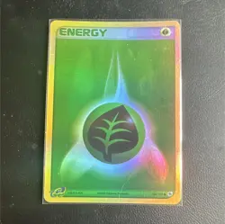 Pokemon TCG Grass Energy EX Ruby & Sapphire Holo Rare 104/109 English Basic - Image 1