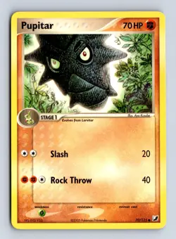 Pupitar 70/115 C Unseen Forces Pokemon MP - Image 1