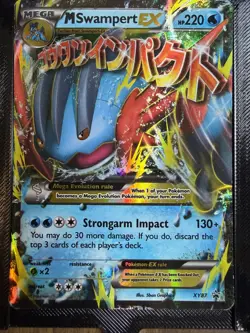 Pokemon TCG M Swampert EX Promo Holo Eng #XY87 - HP - Image 1
